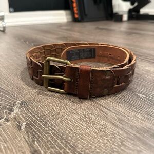 All Saints Italian leather belt